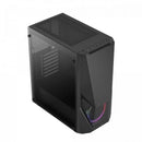 Gabinete Gamer Aerocool Zauron Saturn Preto RGB Lateral Vidro