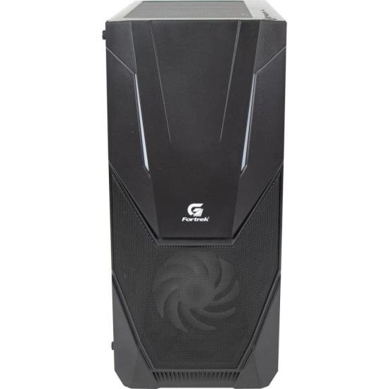 Gabinete Gamer Fortrek Mid Tower Black Hawk RGB Preto