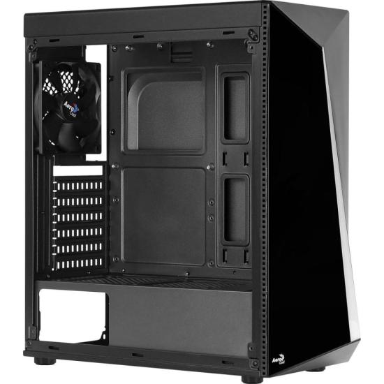 Gabinete Gamer Aerocool Shard Preto RGB Lateral Acrílico