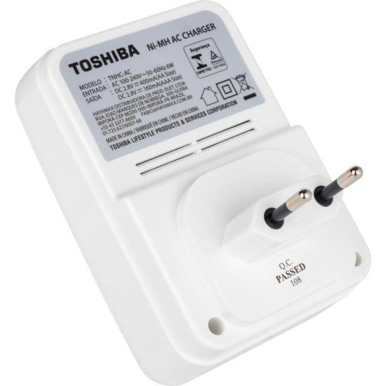 Carregador de Pilhas TNHC-6GAE4 CB (C/4 Pilhas AA 2600mAh) Toshiba