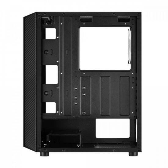 Gabinete Gamer Aerocool Hive Preto RGB Lateral Vidro