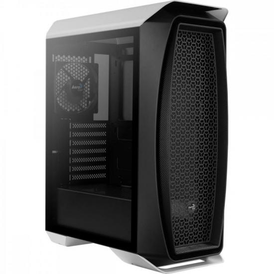 Gabinete Gamer Aerocool Aero One Branco Lateral Vidro