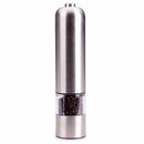 Moedor Grande Pimenta Sal Elétrico Automático Pilha Aço Inox