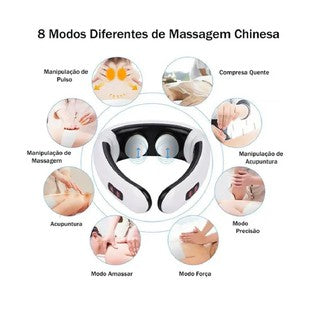 Massageador Pescoço Fisioterapia Hx - 5880 Vertebra Elétrico Luz