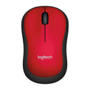 Mouse Logitech M185 Wireless Vermelho - 910-003635-C