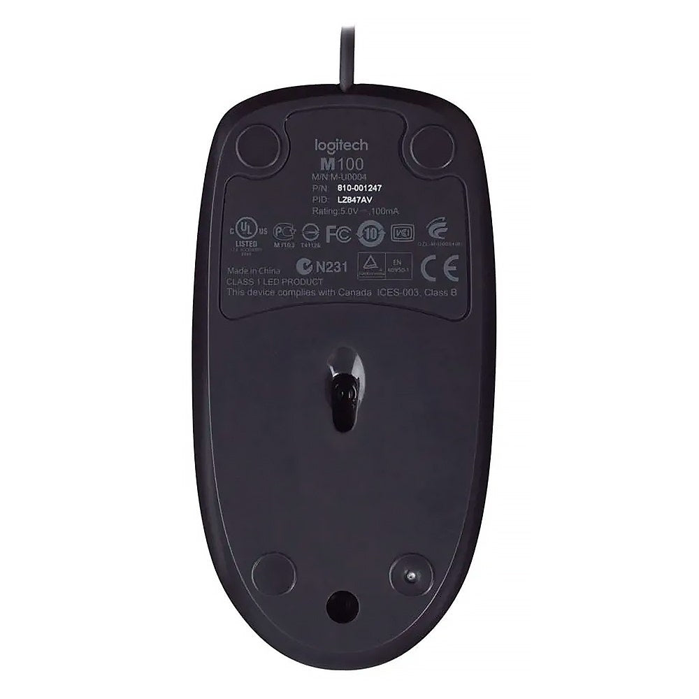 Mouse Logitech M90 Preto USB - 910-004053-C