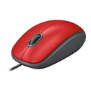 Mouse Logitech M110 Vermelho USB 910-005492