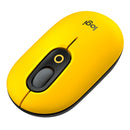 Mouse Logitech POP Amarelo e preto sem fio 910-006549-C