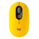 Mouse Logitech POP Amarelo e preto sem fio 910-006549-C
