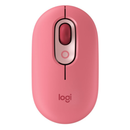 Mouse Logitech POP Rosa Heartbreaker sem Fio - 910-006551-V