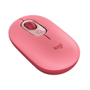 Mouse Logitech POP Rosa Heartbreaker sem Fio - 910-006551-V