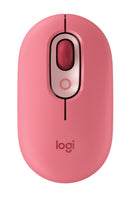 Mouse Logitech POP Rosa Heartbreaker sem Fio 910-006551
