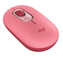Mouse Logitech POP Rosa Heartbreaker sem Fio 910-006551