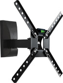Suporte Para Tv Lcd De 10"" A 55"" Modelo Articulado Com Inclinação De Até 15° Sbrp130 Preto