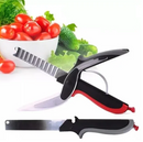 Tesoura Tábua De Corte 3 Em 1 Verduras Carne Legumes
