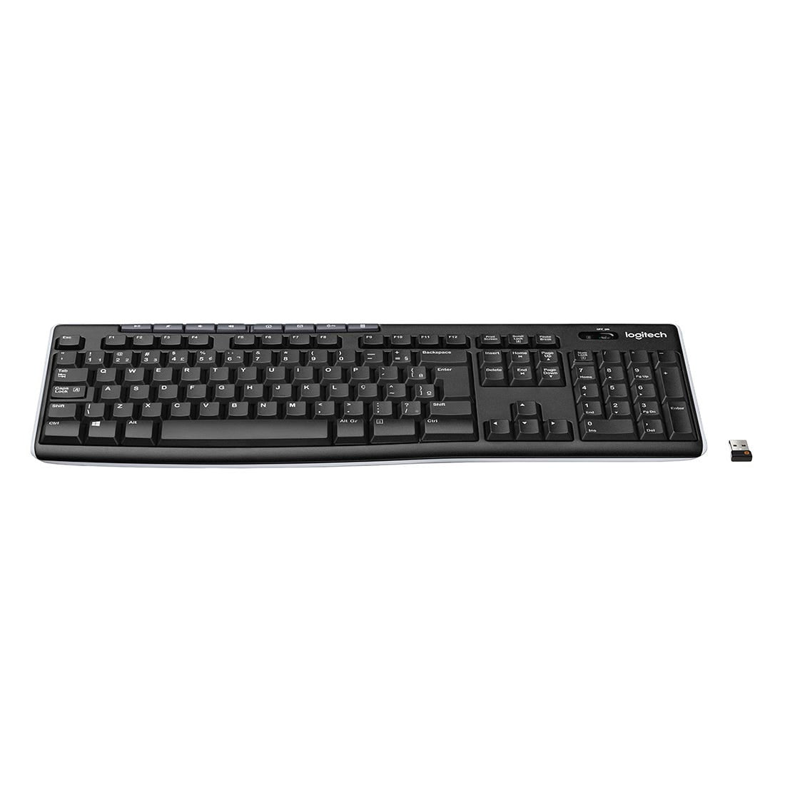 Teclado Logitech K270 Preto sem fio 920-004427-C