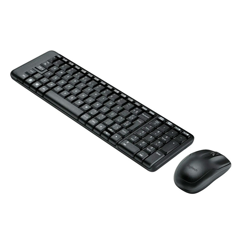 Kit Teclado e Mouse Logitech MK220 Preto Sem fio 920-004431-C