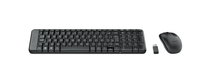 Kit Teclado e Mouse Logitech MK220 Preto - Sem Fio - 920-004431