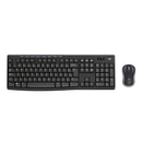 Kit Teclado e Mouse Logitech MK270 Preto s/fio 920-004433-C
