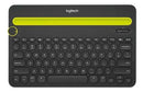 Teclado Logitech K480 Preto Bluetooth Padrão US 920-006348-C