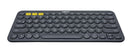 Teclado Logitech K380 Preto Bluetooth Padrão US 920-007564