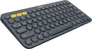 Teclado Logitech K380 Preto Bluetooth Padrão US 920-007564