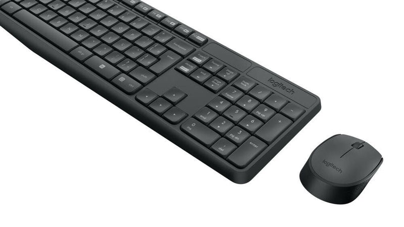 Kit Teclado e Mouse Logitech MK235 Preto s/fio 920-007903