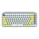 Teclado Logitech POP Keys - Coral - Sem Fio - 920-010711-C