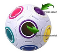 Cubo Magico Bola Puzzle 12 Furos Rainbow