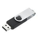 PEN DRIVE 8GB TWIST2 PD587 PRETO E PRATA