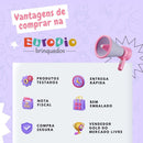 Pandeiro Infantil Pandeirinho De Brinquedo Plástico Colorido