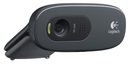 Webcam Logitech C270 HD720p Preta - 960-000694