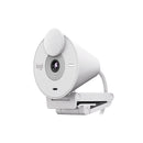 Webcam Logitech Brio 300 Branco Full HD - 960-001440-C