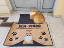 Tapete Capacho Personalizado com Nome e Imagem Pet