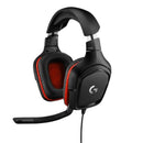 Headset Gamer Logitech G332 Preto e Vermelho - 981-000755-V