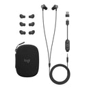 Fone de Ouvido Logitech Zone Wired Earbuds com fio - 981-001008