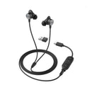 Fone de Ouvido Logitech Zone Wired Earbuds com fio - 981-001008