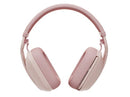 Headset Logitech Zone Vibe 100 Rosa s/ Fio 981-001223