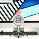 Microfone Logitech Blue Snowball Ice Branco USB 988-000070