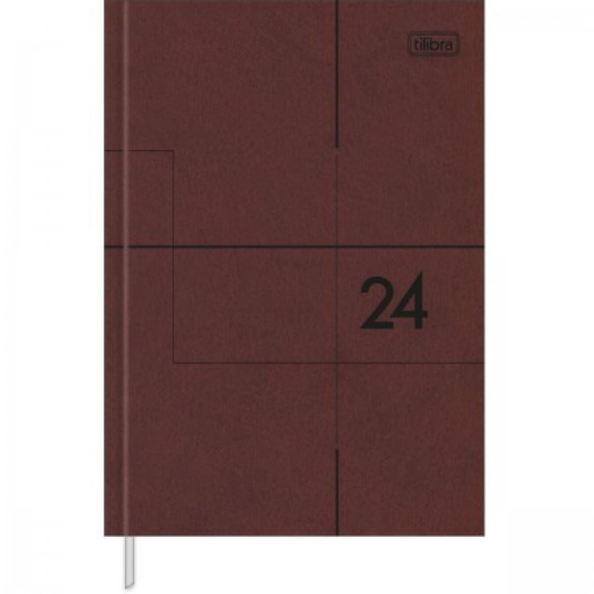 Agenda Executiva Costurada Diária 14,5x20,5 Cm Prátika 2024