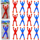 Kit 12 Bonecos Que Gruda Parede E Vidro Ninja De Brinquedo