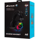Headset Gamer Fortrek H1+ 7.1 USB RGB Cinza