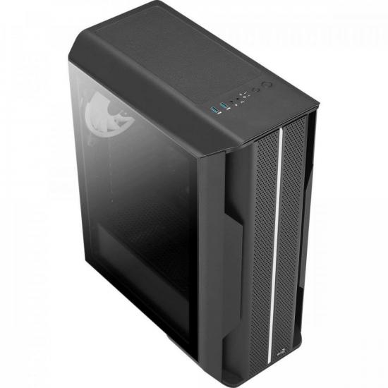 Gabinete Gamer Aerocool ATX Splinter Lateral Vidro