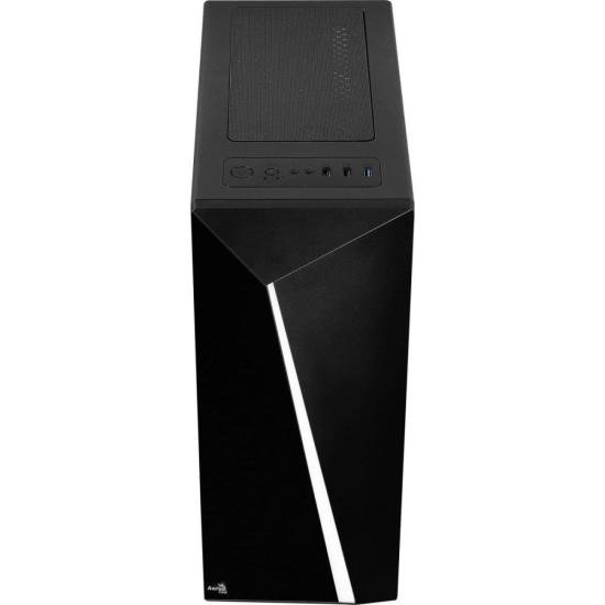 Gabinete Gamer Aerocool Shard Preto RGB Lateral Acrílico