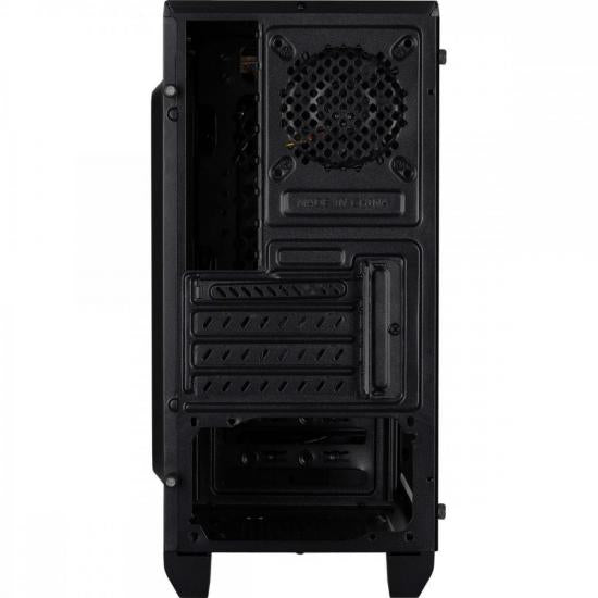 Gabinete Gamer Aerocool Mini Cylon Preto RGB Lateral Acrílico