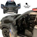 Carrinho De Ferro Miniatura Caminhonete Pick-up Da Policia