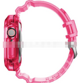 Pulseira transparente esportiva + estojo para Apple Watch