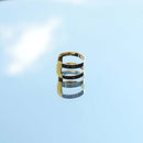 Piercing Fake Vazado Folheado Em Ouro 18k