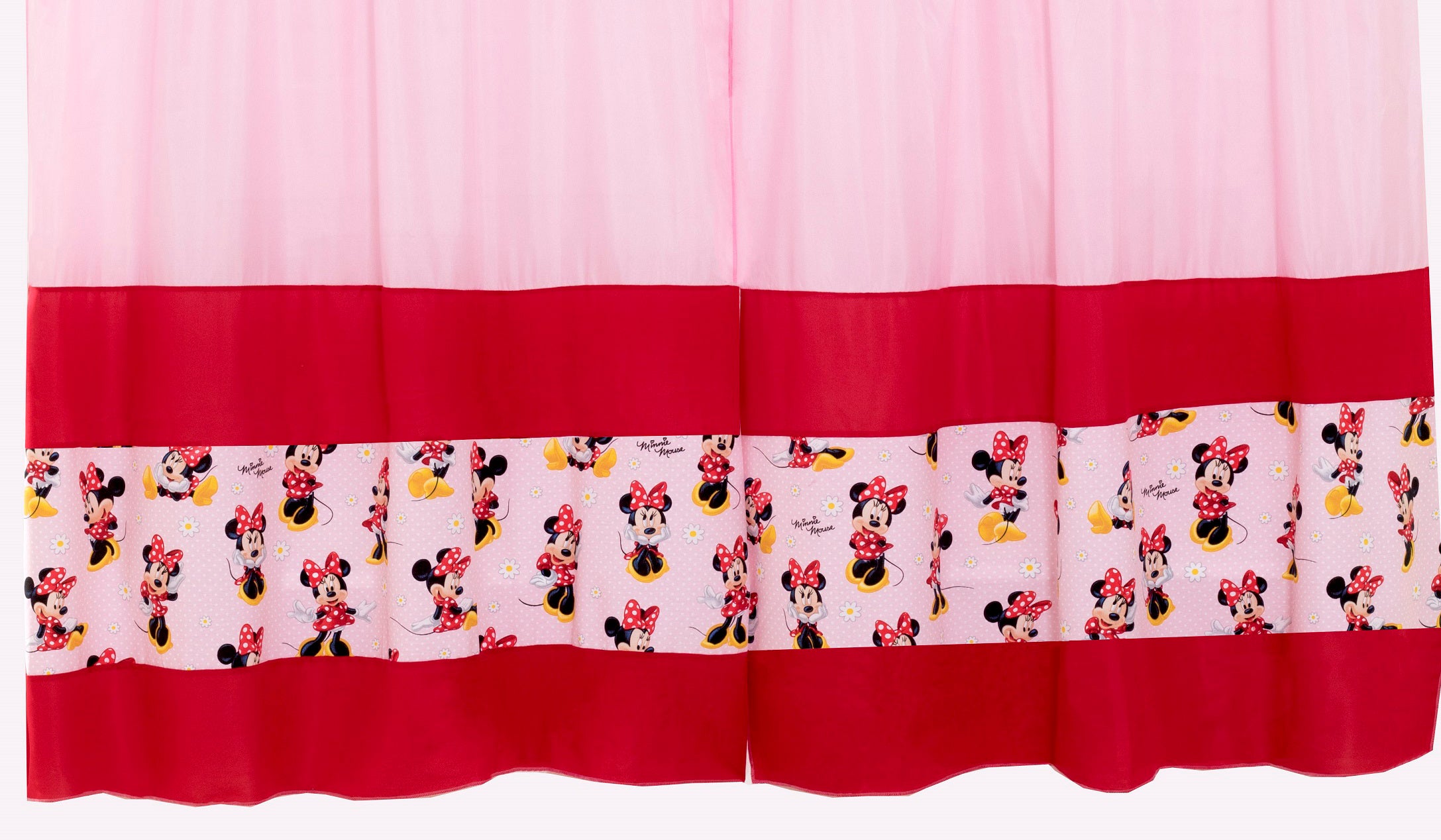 Cortina Para Quarto Minnie 2,00 X ,70