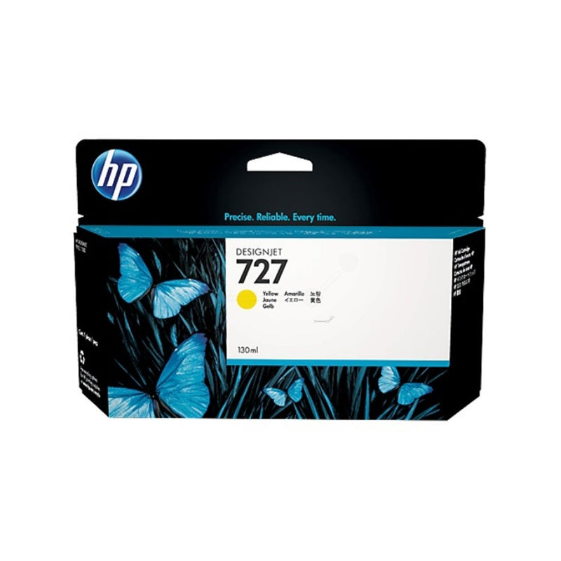 Cartucho de Tinta HP 727 Amarelo PLUK 130ml B3P21A